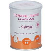 SAFORELLE Florgynal tampons probiotique mini Boîte de 14