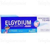 ELGYDIUM Dentifrice junior bubble un tube de 50 ml