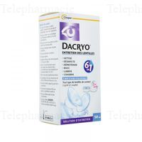 COOPER Dacryo Solution d'entretien des lentilles Flacon 50ml