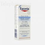 EUCERIN UreaRepair Plus - Crème visage emolliente 5% urée tube 50ml