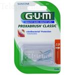 GUM n°412 Brossettes interdentaires proxabrush classic 0.9mm x 8