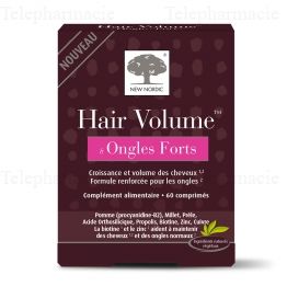 NEW NORDIC Hair volume & ongles forts comprimés x 60