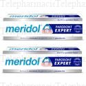 MERIDOL Parodont expert dentifrice quotidien fluoré Lot de 2 x 75ml