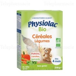 PHYSIOLAC CEREALES BIO Far légumes B/200g