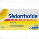 Sédorrhoïde crise hemorroïdaire Boîte de 8 suppositoires