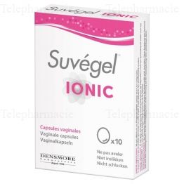 SUVEGEL Ionic capsules vaginales boîte de 10 capsules
