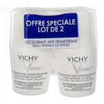 VICHY Déodorant anti-transpirant 48h peau sensible ou épilée