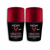 VICHY Homme Détranspirant anti-odeur 96h Roll-on Lot de 2 x 50ml