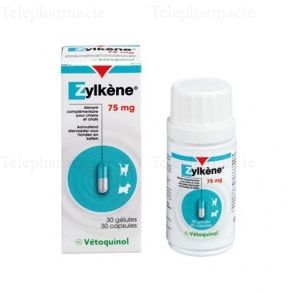 Zylkène 75 mg 30 gélules - Anti-stress pour petit chien et chat